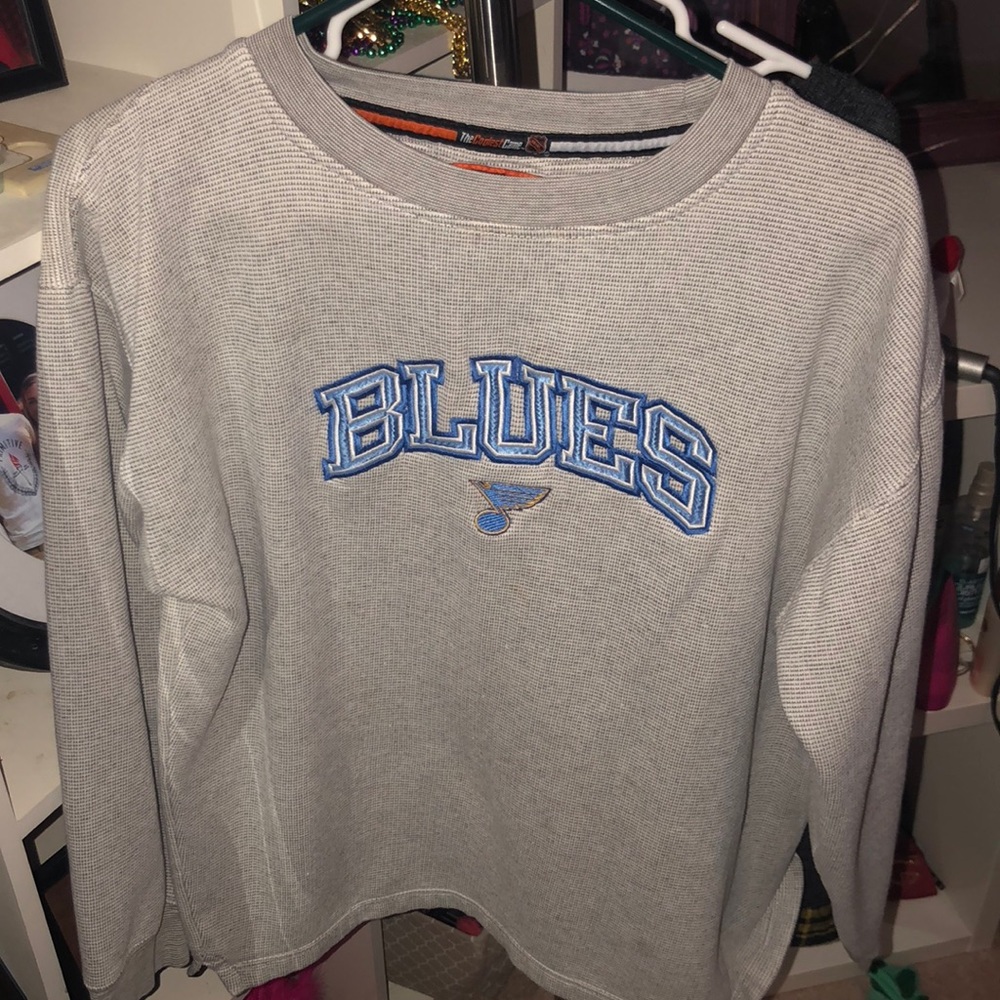 Vintage blues crew neck sweatshirt